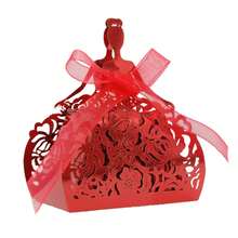 10 件/包精美玫瑰闪光纸质礼盒，婚礼/派对礼品盒，DIY 可爱节日小盒子，适合订婚、周年纪念、准新娘 - 彩色 - 查看 23