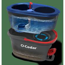 Clean Water Spin Mop Bucket System Hands-Free Wringing Microfiber Mop Head 2-Tank Design Removes 99% Bacteria Safe Hard Floors - Nhiều màu - Xem 11