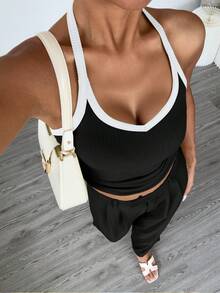 Casual Sexy Versatile Ribbed Camisole, Spring/Summer