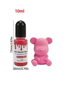 10ml/瓶 24色石膏著色樹脂染料，水溶性濃縮顏料，適用於混凝土水泥模具製作、DIY手工皂著色、蠟燭製作染料顏料 - 彩色 - 查看 21