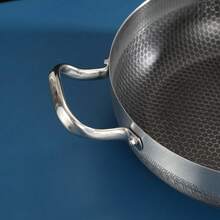 1 件套烹饪锅、汤锅、五层不锈钢炒锅、火锅 6 夸脱油炸锅、12 英寸电磁炉兼容烹饪、带盖炒锅、炊具及零件 - 彩色 - 查看 4