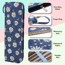 1pc New Knitting Needle Storage Bag, Multi-Style Options, Portable Knitting Needle Organizer Bag Suitable For Crochet Hooks & Knitting Needles