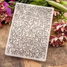 8pcs Embossed Flower Template, Card Making DIY Floral Scrapbook Album Craft Decor, 5.9 X 4.1 Inches (14.5 X 10.5 Cm) - Black and White - View 2