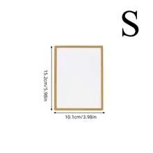 1 件相框，小型桌面相框，银色金属相框，适合桌面展示和墙壁装饰 - 父亲节、婚礼、生日的最佳礼物