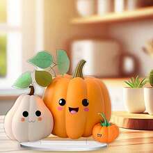 Halloween Table Decorations Cute Pumpkin Acrylic Sign 2D Flat Ornaments Centerpieces