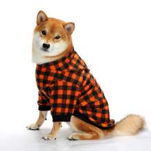 Pet Shirts - Yellow and Black Plaid (double-sided) - View 8