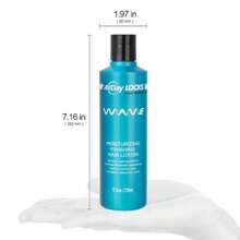 DAllDay Locks Classic Wave Hair Lotion 7.7 Oz Moisturizing And Rejuvenating Finishing CurlEnhancer Lotion Lightweight Soft High Shine Bouncy Silky Fresh Bounce 7.7 Oz5001 - 如圖 - 查看 5