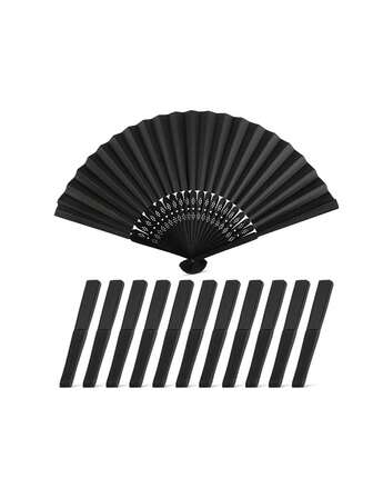 1/3/15/30 piezas/Set, Abanico plegable de papel de bambú con bolsa de regalo y tarjeta de agradecimiento, tarjetas de agradecimiento, abanico plegable de bambú para novia, decoraciones para fiestas, bodas, duchas nupciales, regalos para damas de honor, accesorios de verano perfectos para mujeres