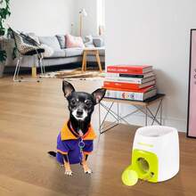 Dog Ball Reward, Interactive Pet Toy, Smart Feeder, Treat Dispenser For Dogs & Cats Automatic Dog Ball Launcher Dog Ball Throwing Toy Interactive Pet Toy Interactives Fetch'N Treat Toy For Dogs Multi - Green - View 6