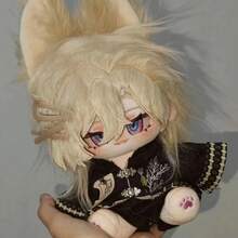 别致的 8 英寸毛绒可爱娃娃大耳朵 - 完美的生日礼物，可以搭配不同的衣服、衣领、耳环、鞋子骨架可选，骨架意味着手臂和腿可以移动。 - 彩色 - 查看 2