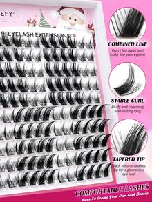 MAGEFY 120PCS CC Curl Fox Eyelash Mink Eyelash Expansion,8-16MM Natural Appearance And Soft Personal Long Eyelashes,Moist Faux Mink Lashes Fluffy Messy Eyelash Extensions Makeup Fashion Long Thick Natural Curling Wet False Eyelashes,Ideal For Cosplay Anime & Fairy Look Lovers