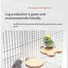 1 件虎纹鹦鹉玩具平台，牡丹凤凰秋千桥鸟笼配件，攀爬架，梯子用品