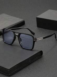 1 Pair Men's Fashionable Casual Outdoor High-End Street Style Streetwear Party Versatile Personalized Fashion Glasses