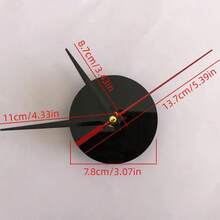 GCTECHING 1 Pc Simple And Personalized Digital Clock, Acrylic Silent Wall Clock, Study, Living Room, Bedroom, Wall Sticker, Creative Clock(Without Battery) - Multi-color light - View 4