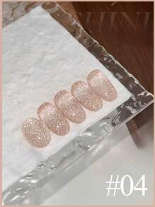 MISS SHAKA 10ml Summer Autumn Nails Halloween Nails Hot Selling Dopamine White Blue Pink Red Burst Broken Diamond Gel Nail Polish Gel 2025 New Style Super Flash Reflective Broken Diamond Nail Salon Nail Art Nail Supplies