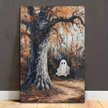 Skull Gothic Bathroom Mural 1pc Birthday Party Decoration, Mother's Day, New Year, Halloween, High Quality Wall Art Print Poster Direct Hanging Wall Picture Decoration, Suitable For Home Gift, Living Room, 2D Flat Printing Poster, Frameless Painting