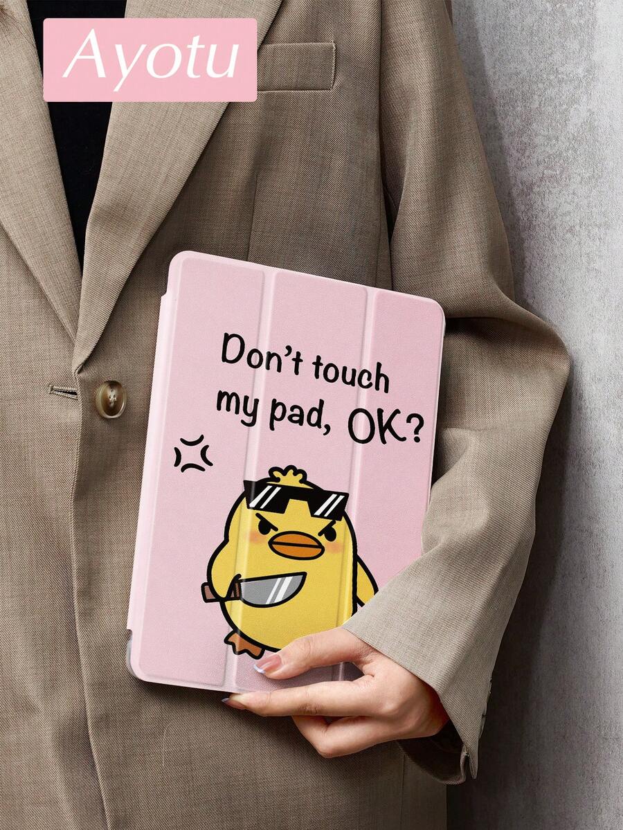 别碰我的平板电脑保护套，适用于三星 Galaxy Tab/iPad、iPad 第 9/8/7 代 10.2 英寸、新款 iPad 第 10 代保护套、具有自动唤醒/睡眠功能、四角防摔