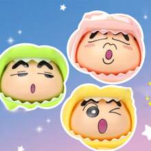 Crayon Shin-Chan Face-Changing Toy - Xinglebi Toy Set, Shin-Chan Figure, Plump & Non-Deformable Body, Sturdy Lanyard, Cute Q-Style Fun Design, Perfect For Holidays & Birthday Gifts(1PC Random Delivery)