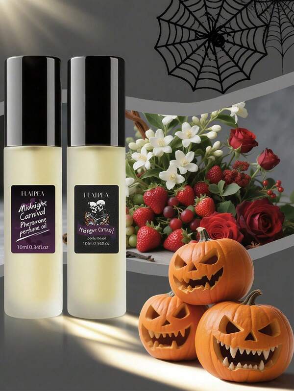10ml/0.34fl.Oz Halloween Pheromone Perfume | Date & Party Fragrance Oil | Floral Fruity Scent | Fresh Charming, Attract Attention | Ideal Gift
