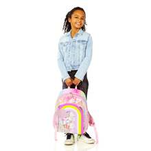 Schoolyard Vibes Rainbow Girls 17" Sequin Stationary Kids Backpack Set, Pink.Quality Products - Pink - View 6