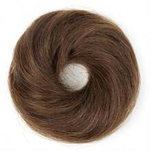 1/3 Pieces Bun Human Hair Messy Dount Hair Buns Updo Chignon With Elastic Hair Exension For Women Daily Slouchy Hair Accessories