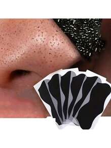 5 piezas/10 piezas/15 piezas/20 piezas/30 piezas/40 piezas/50 piezas/100 piezas/200 piezas Tiras para la nariz para eliminar puntos negros, limpieza profunda, parches faciales para puntos negros - al por menor