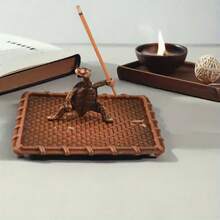 1/3/6PCS  Non-Stim Fat Burner Incense Witchy Gifts Incense Sticks Brass Turtle Incense Burner Kung Fu Turtle Incense Burner Creative Craft Decoration Red Bronze Turtle Statue Incense Burner Collectible Art Gift Meditation Incense Holder