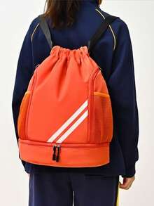 SEYATULLH Mochila multifuncional para mujer, mochila de viaje para gimnasio, yoga, running, al aire libre, casual, con cordón, bolso de hombro, bolso deportivo para deportes, fitness, ejercicio, gran capacidad, bolso de viaje para vacaciones para mujeres y hombres, bolso de gimnasio duradero, bolso de yoga