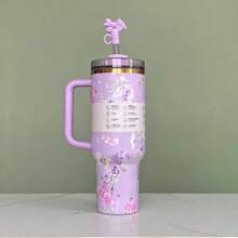 STANLEYQuencher H2.0 Tumbler With Handle And Straw 40 Oz | Flowstate3-Position Lid | Cup Holder Compatible For Travel | Insulated Stainless Steel Cup