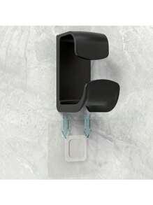 1pc Bathroom Wall Mounted Storage Rack For Face Basin, Toilet Hanging, Multi-Purpose Hook For Kitchen