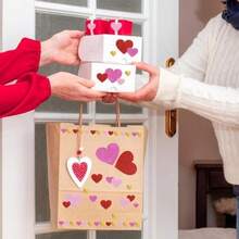 Heart Sticker, 600 Pieces, Heart Shaped Sticker, Self-Adhesive Packaging Envelope Gift Card Decoration For Valentine's Day, Birthday, Wedding, Hobbies,For School Supplies,Back To School - Multicolor - View 4