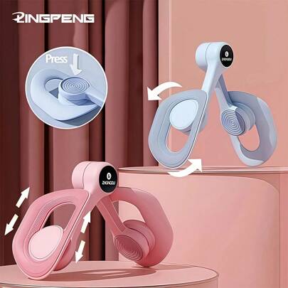 1pc 360 Degree Rotatable Thigh Toner Kegel Exerciser, Pelvic Floor Muscle Trainer, Suitable For Yoga, Pilates, Gym, Home Workout