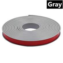 5M Banda de Borde en Forma de U Autoadhesiva Protector de Borde para Muebles TPE Chapa de Esquina y Protectores de  para Mesa y Gabinete - Gris - Ver 9
