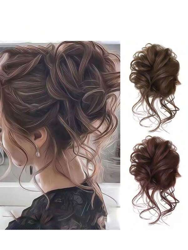 مشبك شعر قابل للتثبيت، صانع كعكة الشعر، كعكة مبعثرة كبيرة الحجم، حامل ذيل الحصان، حلقات الشعر، حبل الشعر، اكسسوارات الشعر، قطعة الرأس