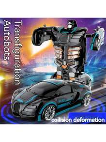 Nuevo juguete robot transformable de 4 en 1 para 2025 - Coche creativo e interesante que se transforma a modo robot, competencia de batalla, interacción de entretenimiento, regalo de cumpleaños, regalo de Pascua, regalo festivo, regalo perfecto - Multicolor - Ver 9