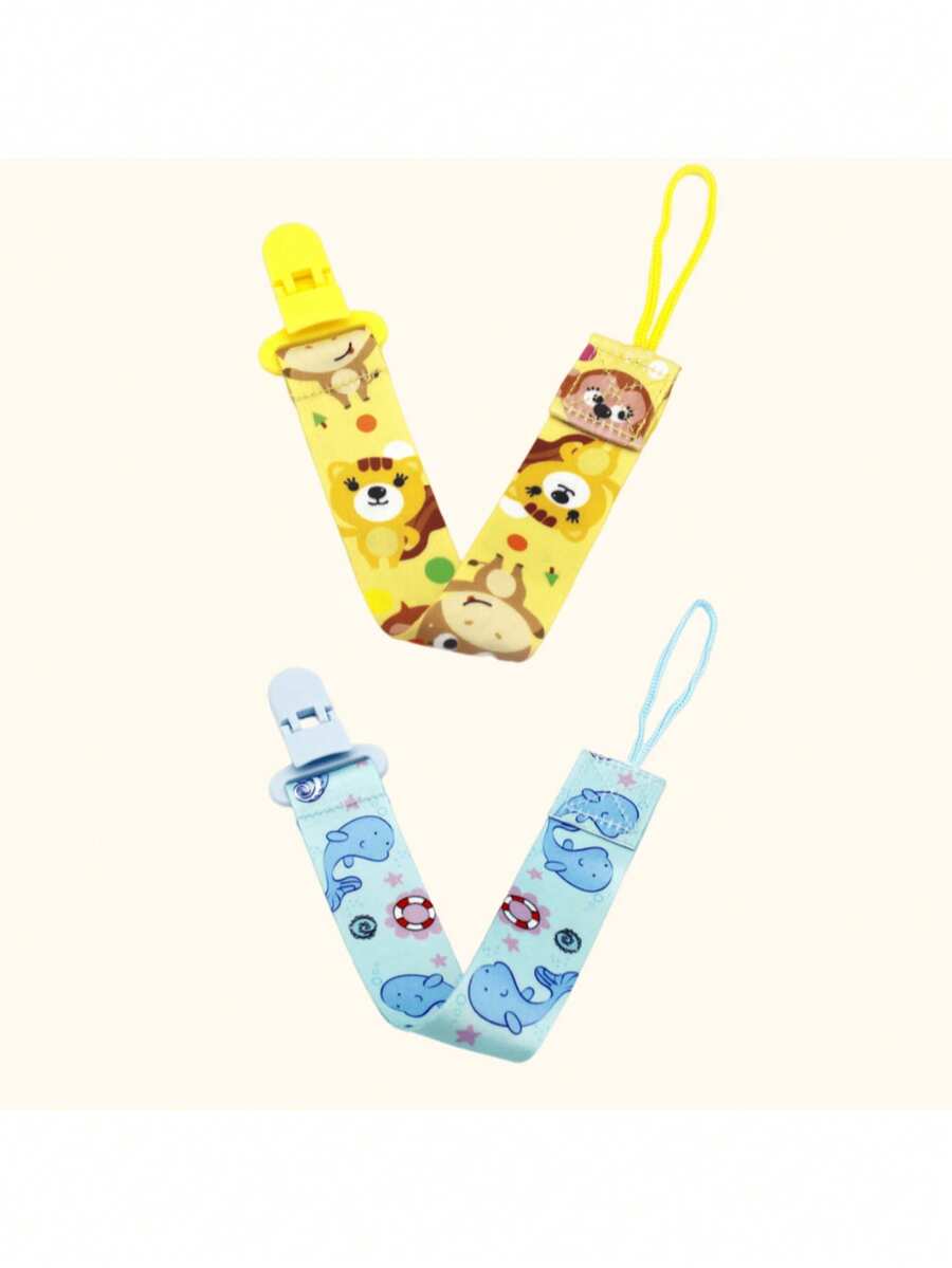 2 Piezas / Paquete Clip De Chupete Para Bebé