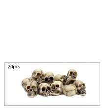 20/40Pcs Gothic Skull/ Mushroom Sculptures Collectable Halloween Decoration Skeleton / Mushroom Ornament Landscape Garden Potted Home Decor Room Decor