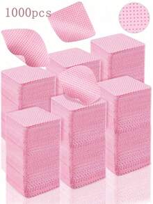 1000 peças/600 peças/100 peças Lenços Removedores de Esmalte de Unha de Gel, Limpador, Removedor de Unha, Lenços Sem Fiapos, Bloco de Papel, Ferramentas de Maquiagem Atacado, Limpador, Arte de Unha, Removedor de Esmalte de Unha, Lenços Sem Fiapos, Limpador, Bloco de Papel