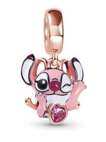 Disney 1 Pieza de Colgante de Cuenta de Plata de Ley 925, Adecuado para Pulsera DI.Y Original, Regalo de Joyería de Moda para Cumpleaños o Compromiso de Mujer, Modelo de Caliente