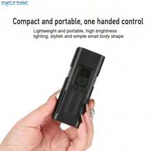 Bicycle Light, Super Bright Dual Lights, Type-C Rechargeable, 3 Lighting Modes, Digital Battery Display, Outdoor Cycling Lighting Tool, Mountain Bike Light - Multicolor - View 6