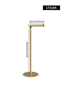 Toalettpappershållare med 4 rullar - Självhäftande installation, Hopfällbar, oberoende förvaringshylla för badrum, Hållbar järnkonstruktion som sparar utrymme, Förvaring av toalettpapper, Slät metallutseende, Robust näsdukshållare (1 st) - Multifärgad - Visa 15