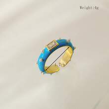 Women's Punk Style Geometric Crystal Rings, Fashion Jewelry Gifts That Complement Daily Outfits And Party Accessories - Ring - View 7