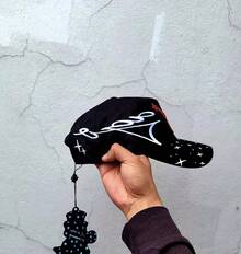 Gorra exclusiva 31 mago hasta magic club Crystal colección materiales alta calidad premium con brillos seda satín hatsdandy hip hop  diseño limitado - Rosa - Ver 5