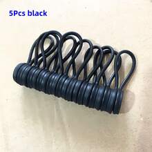 1/5/10 dây cáp từ tính, dây buộc silicon tái sử dụng, dây buộc xoắn để bó và sắp xếp các vật dụng cố định, kẹp dây quấn nam châm tủ lạnh cho tai nghe USB và móc khóa (Màu ngẫu nhiên) - Nhiều màu - Xem 14