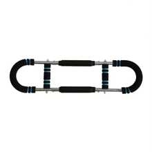 可调节阻力弹簧训练杆，用于胸部、手臂、肩部和前臂肌肉训练，便携式家用健身器材，上肢力量训练器 - 彩色 - 查看 5