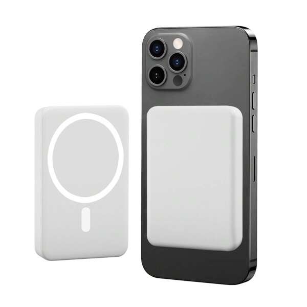 LUCKYDUO Magnetic Wireless Power Bank,5000mAh Slim Wireless Battery Pack With USB C PD 20W Ultra Fast Charging Magnetic Portable Charger For I-Phone16/16pro Max15/14/13/12 Series Suitable For Summer Holiday Outdoor Travel/Camping And Hand Free Emergency Backup Mobile Power Supply Gifts For Family, Friends, Birthday