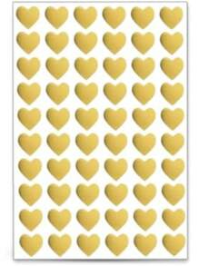 Heart Sticker, 600 Pieces, Heart Shaped Sticker, Self-Adhesive Packaging Envelope Gift Card Decoration For Valentine's Day, Birthday, Wedding, Hobbies,For School Supplies,Back To School - Multicolor - View 8