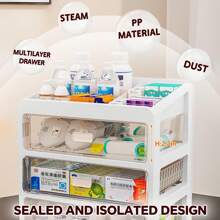 Multilayer Drawertype Plastic Storage Box Organizer/Medicine Box - Multifunctional Storage Container,Family Medicine Box Organizer,Organize Medications,Stationery,Office Items,Etc,Easy Access