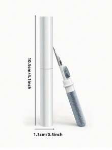 便携式黑色耳机清洁笔，三合一多功能清洁套装，配有软毛刷，适用于清洁无线耳机、耳机、充电盒配件、电脑、键盘等