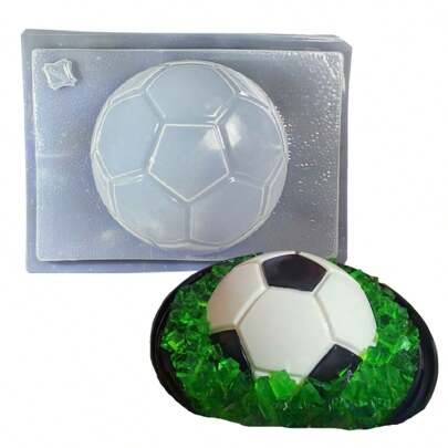 Molde Para Gelatina En Forma de Balón de Fútbol Soccer.